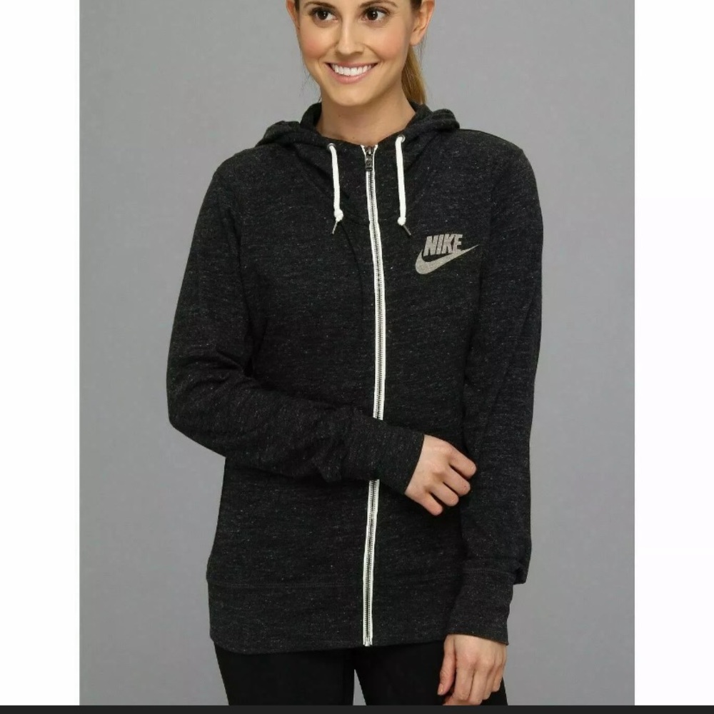 Women’s Nike Vintage full-zip hoodie gray Large